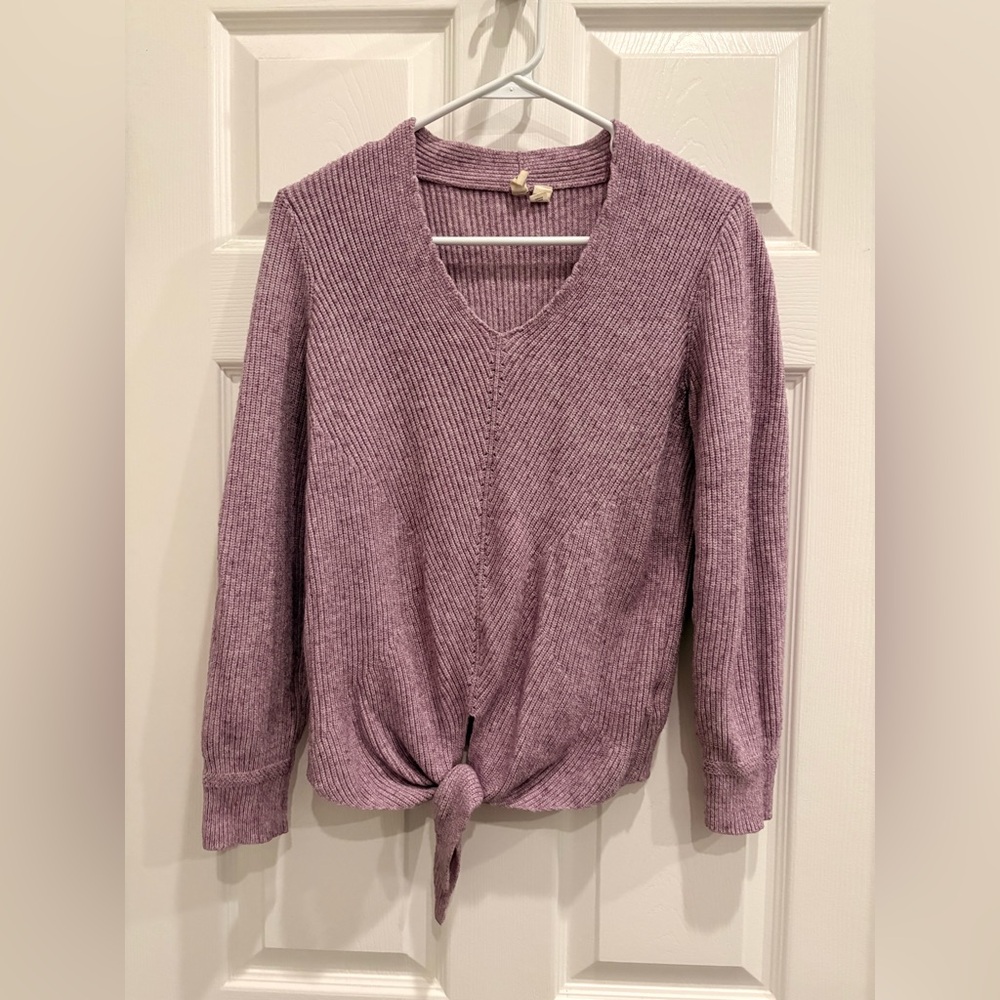 MOTH by Anthropologie purple sweater